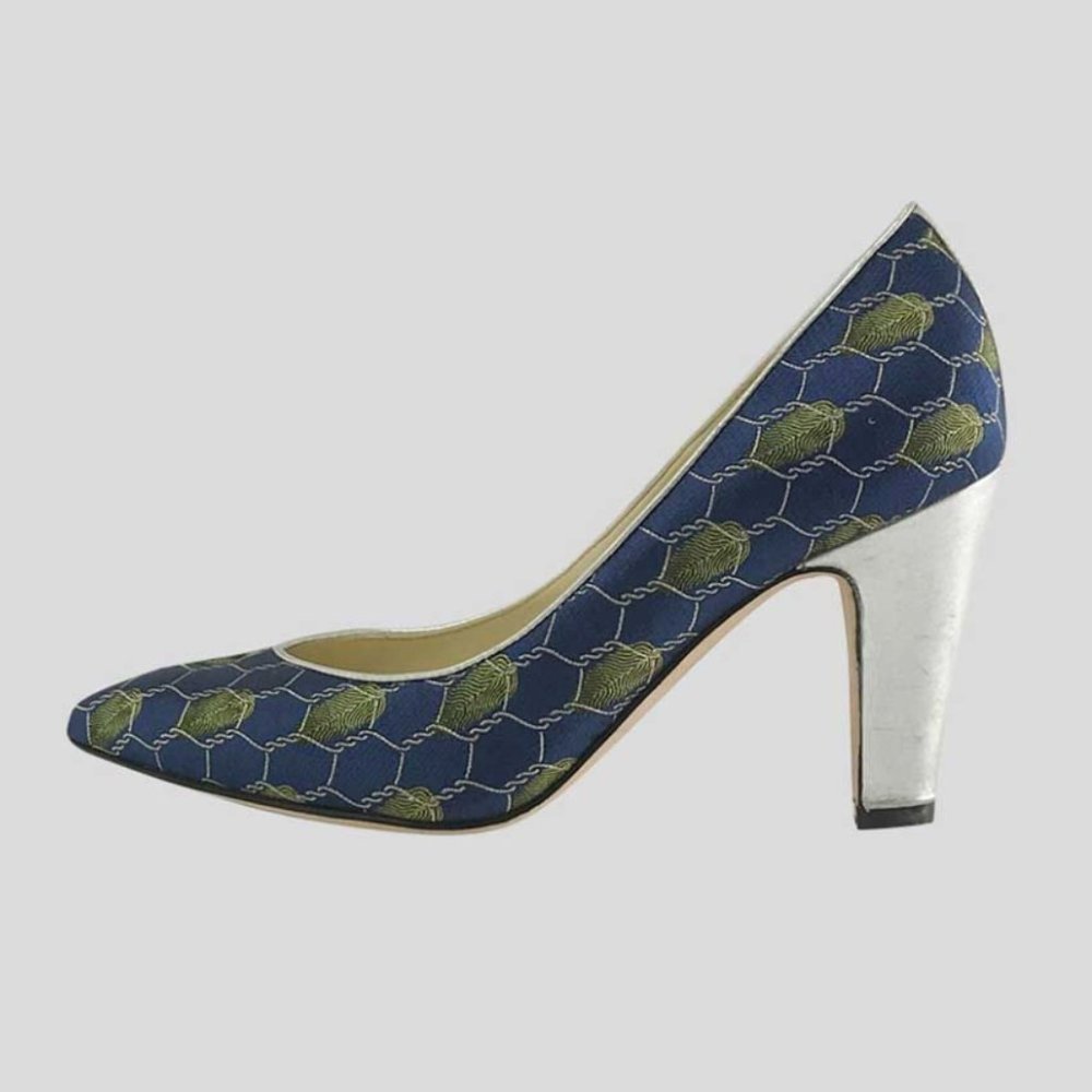 Sarah Flint Blue and Green Pumps - 5US